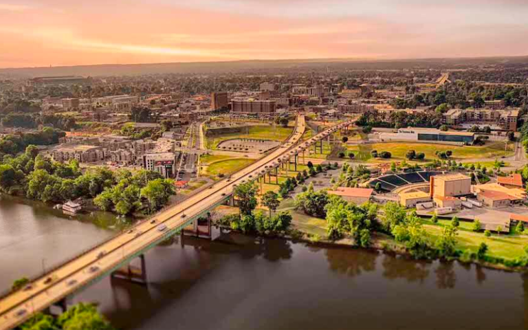 image of city and freeway