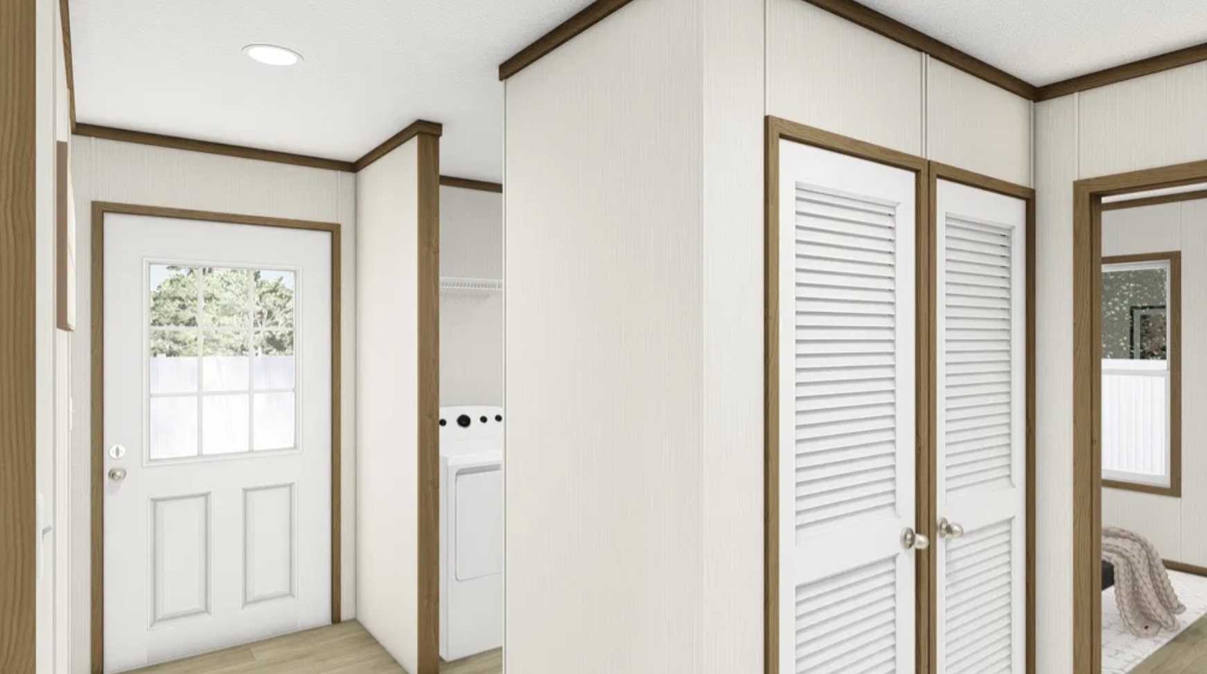 image of closet and front door