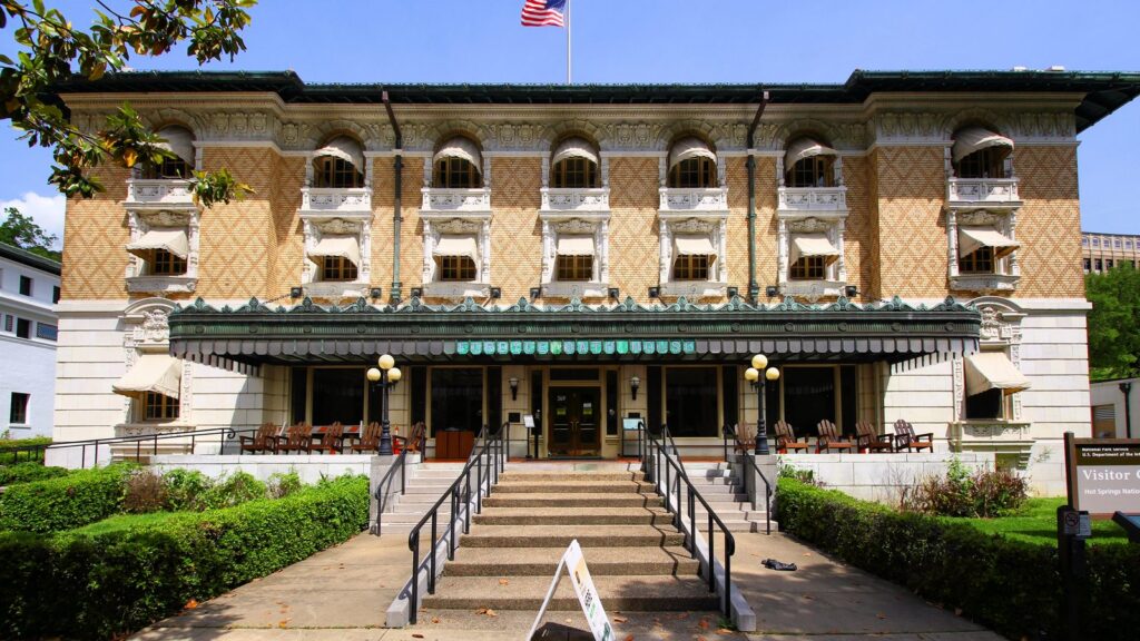 The Fordyce Bathhouse on Bathhouse Row, Hot Springs National Park